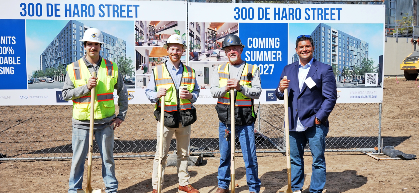 300 De Haro Groundbreaking Ceremony Thompson Builders Corporation